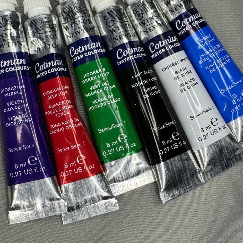 Winsor & Newton Cotman Watercolor Paint + Princeton Aqua Elite Brush Lot – NEW - Picture 7 of 11